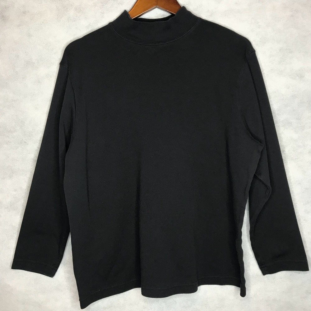Bobbie Brooks Long Sleeve Mock Neck Blouse